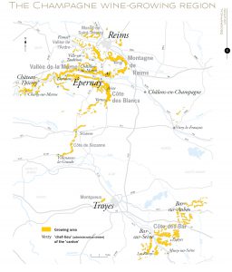 Champagne Growing Region_Karta